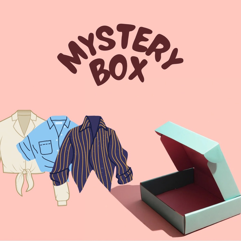 20 Women’s Shirts Bundle Mystery Box. Size L (10-12).